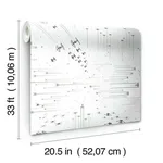 York Wallcoverings Star Wars: Galactic Battles wallpaper, color Black & White, SKU DI0952
