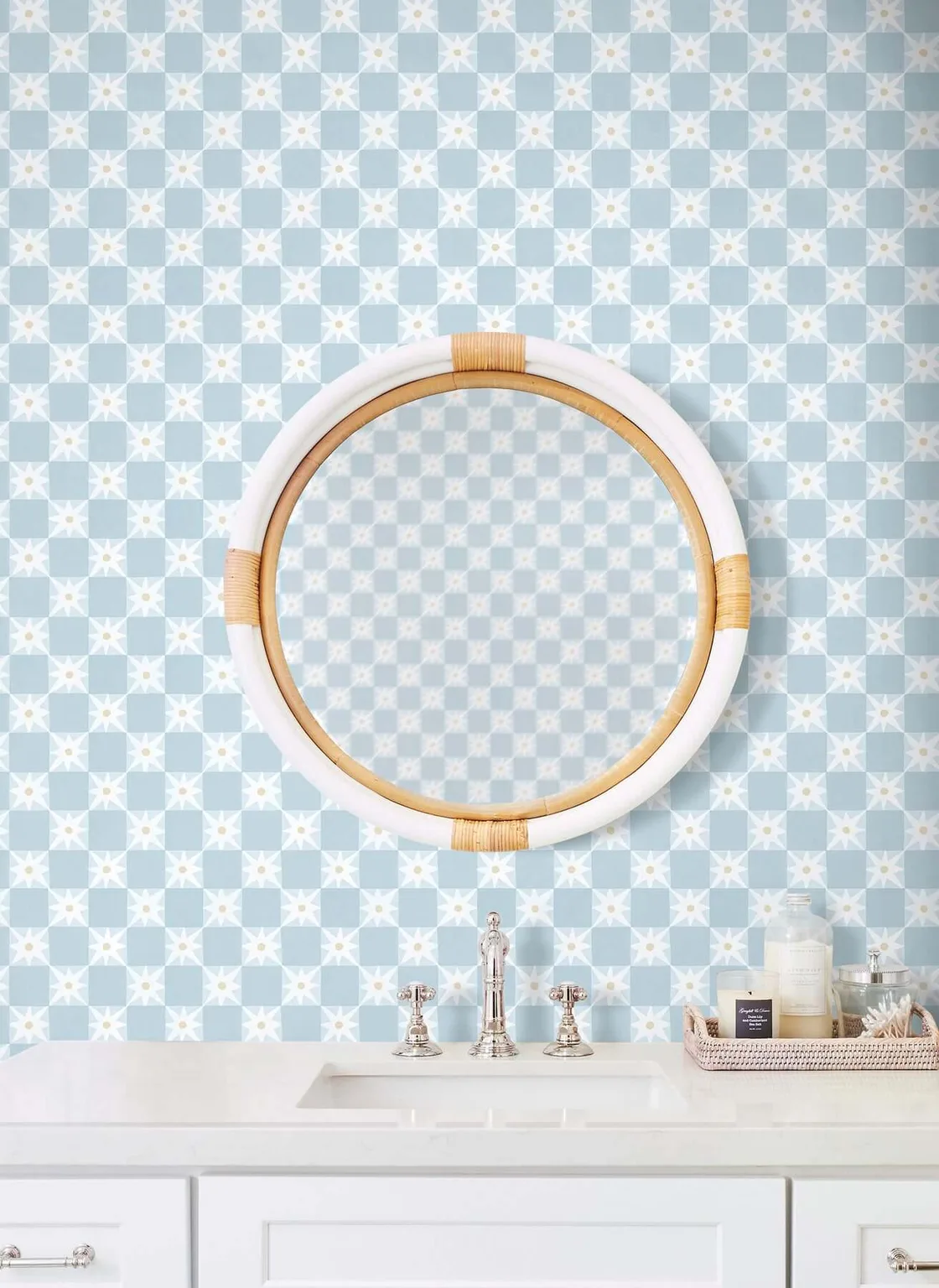 York Wallcoverings Stardust wallpaper, color Blue, SKU PSW1588RL