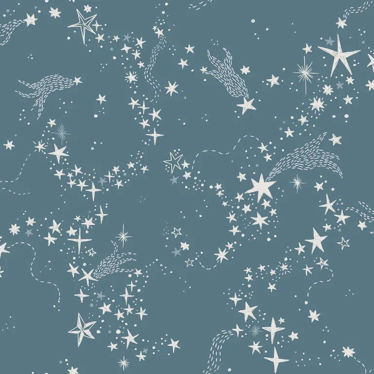 York Wallcoverings Stjarnhimmel wallpaper, color Dark Blue, SKU MB29024
