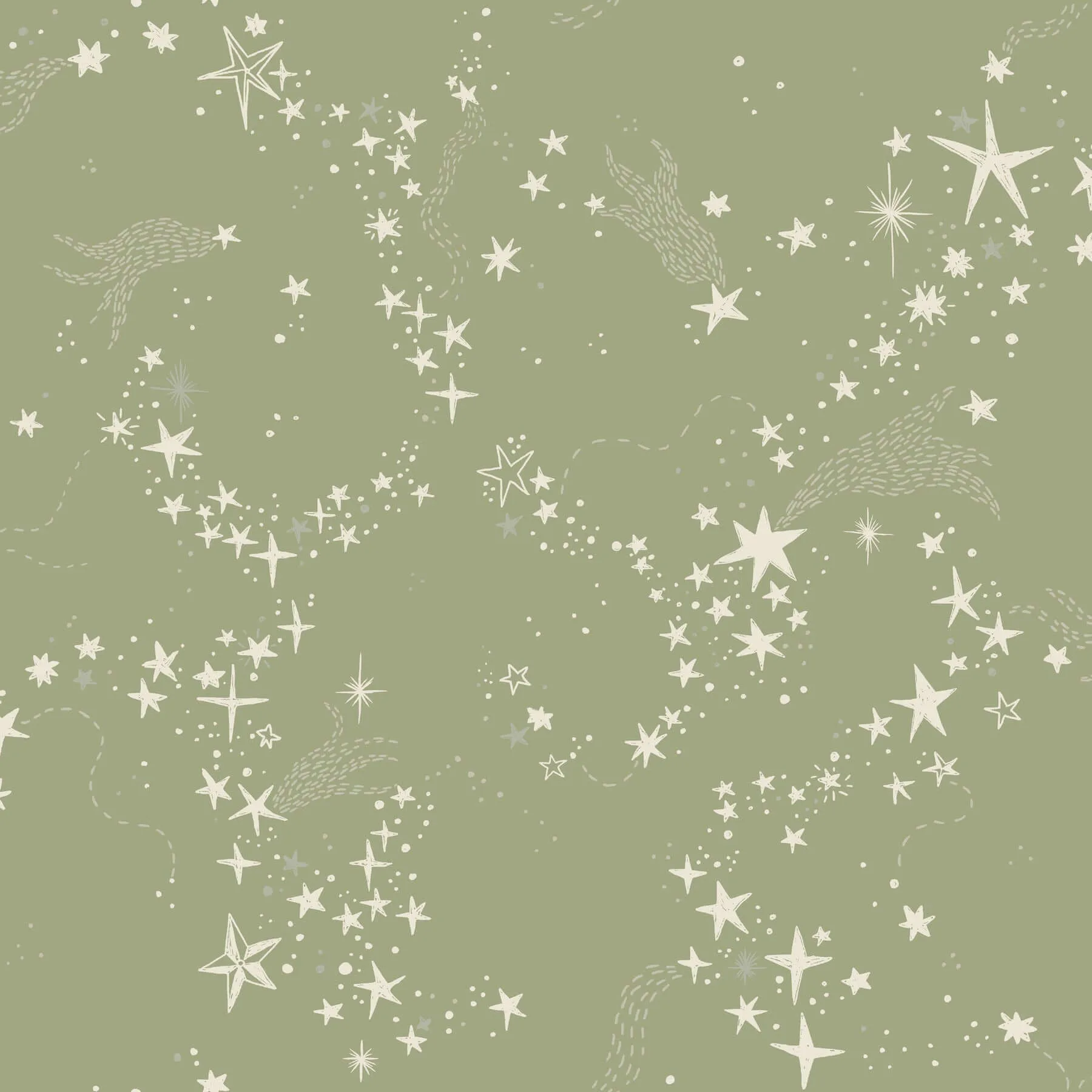 York Wallcoverings Stjarnhimmel wallpaper, color Green, SKU MB29022