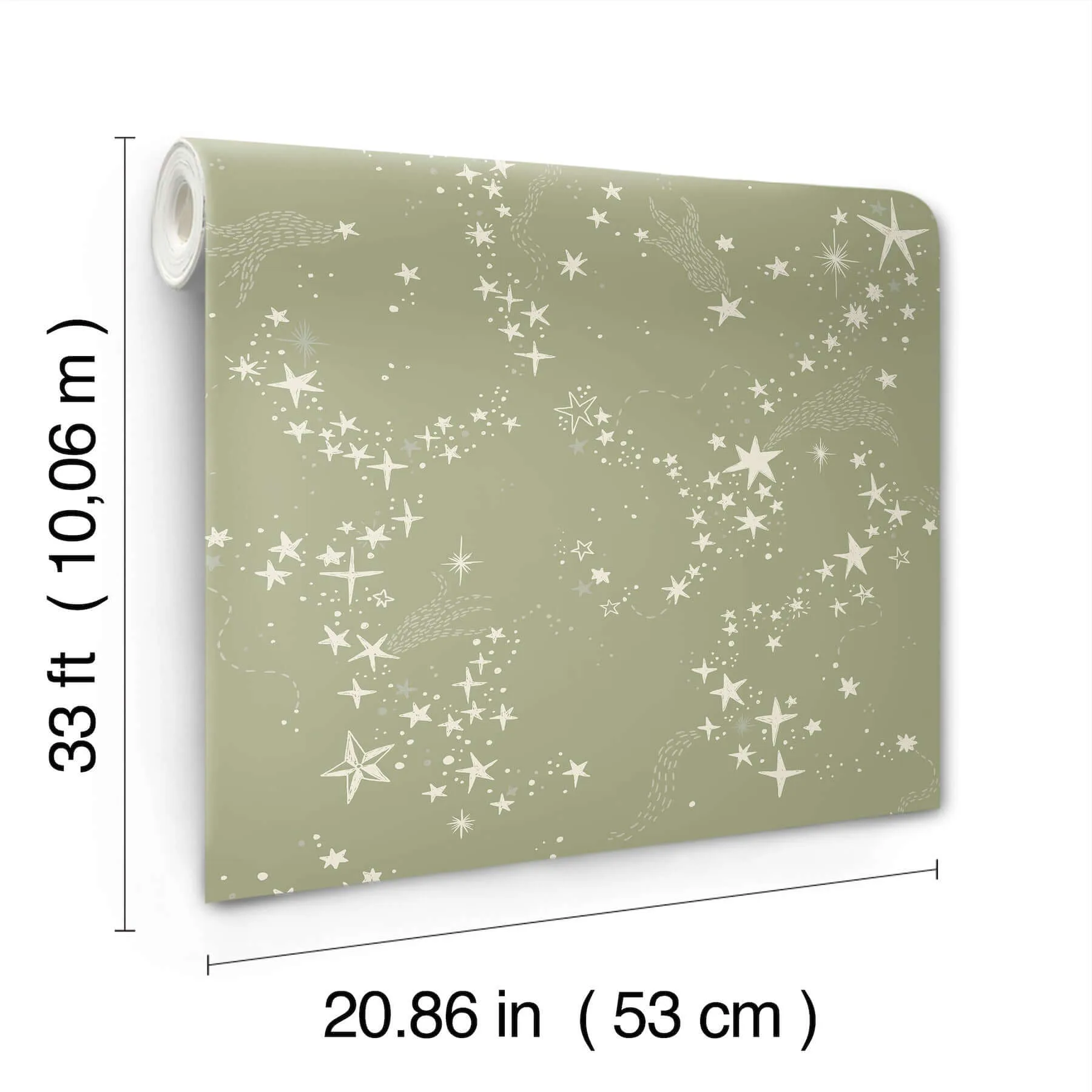 York Wallcoverings Stjarnhimmel - Green Wallpaper | Buy Online York Wallcoverings Stjarnhimmel wallpaper, color Green, SKU MB29022