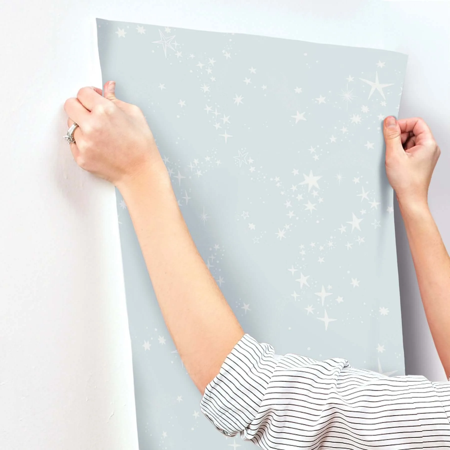 York Wallcoverings Stjarnhimmel - Light Blue Wallpaper | Buy Online York Wallcoverings Stjarnhimmel wallpaper, color Light Blue, SKU MB29023