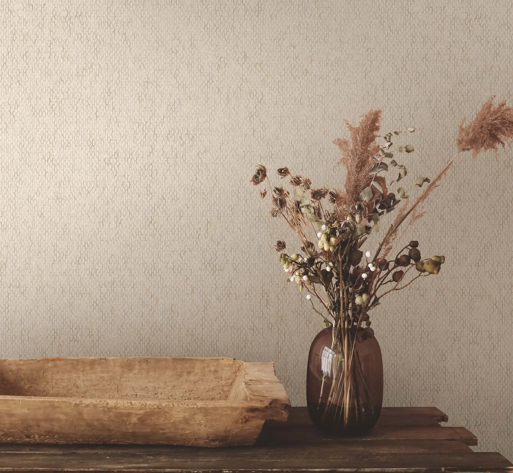 York Wallcoverings Stretched Hexagons - Cream Wallpaper | Buy Online York Wallcoverings Stretched Hexagons wallpaper, color Cream, SKU Y6231101