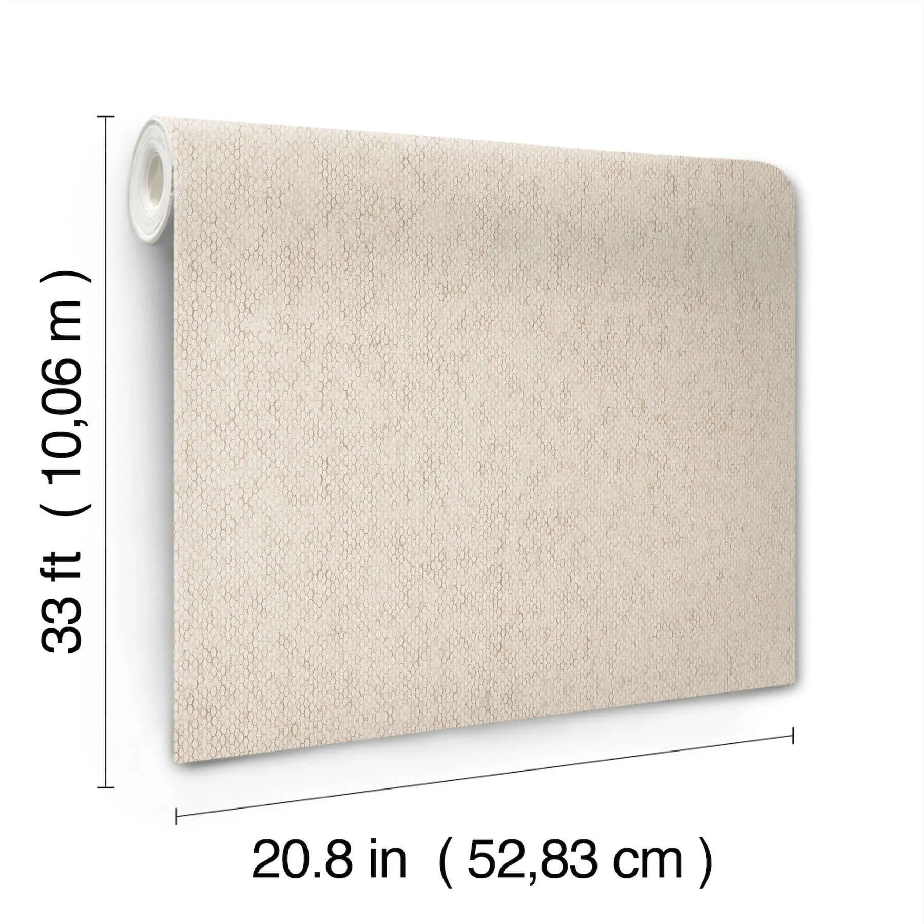 York Wallcoverings Stretched Hexagons - Cream Wallpaper | Buy Online York Wallcoverings Stretched Hexagons wallpaper, color Cream, SKU Y6231101