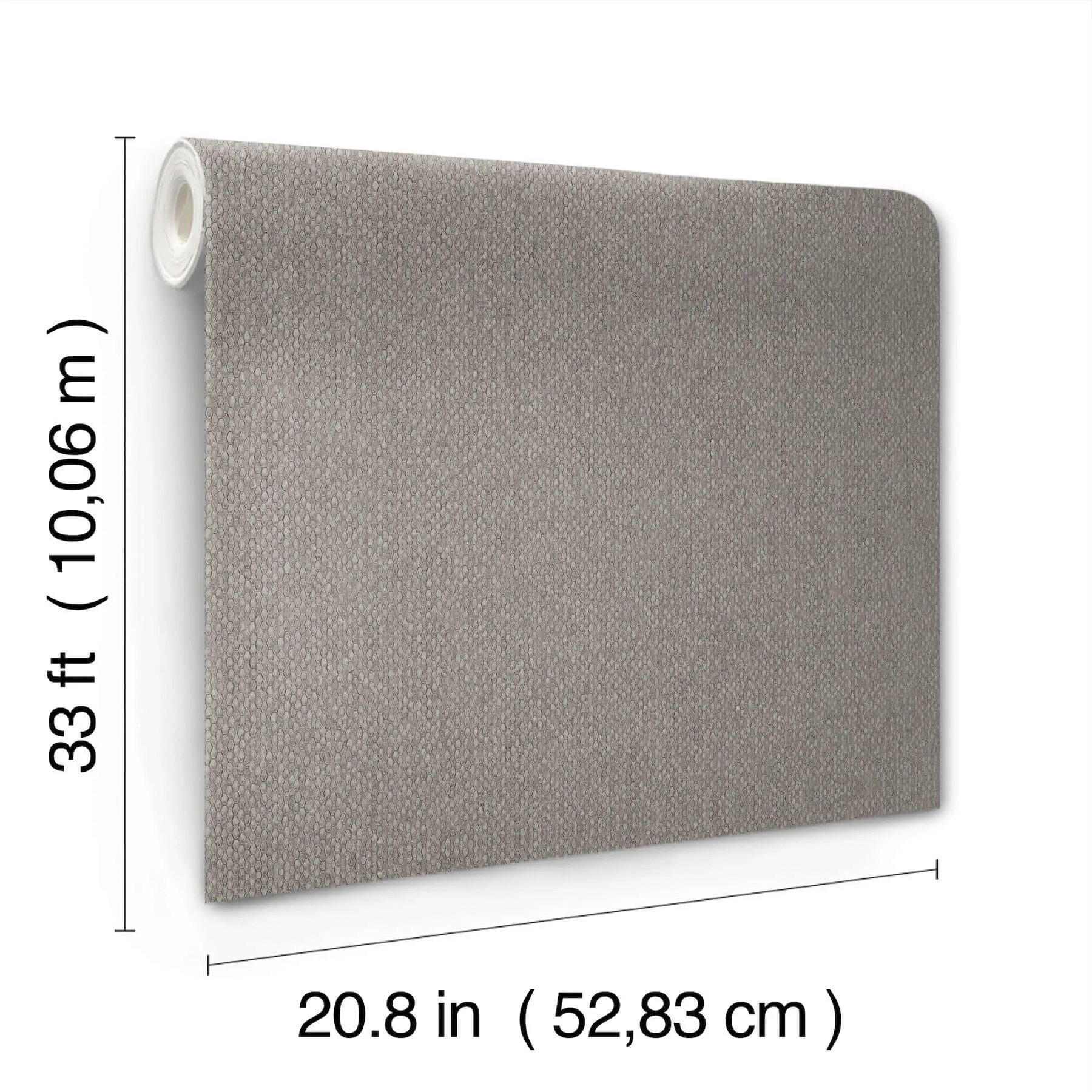York Wallcoverings Stretched Hexagons - Dark Silver Wallpaper | Buy Online York Wallcoverings Stretched Hexagons wallpaper, color Dark Silver, SKU Y6231106