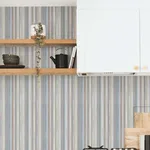 York Wallcoverings Striped Sunset wallpaper, color Blue Grey, SKU PSW1634RL