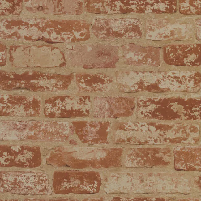 York Wallcoverings Up the Wall wallpaper, color Red & Taupe, SKU BZ9206