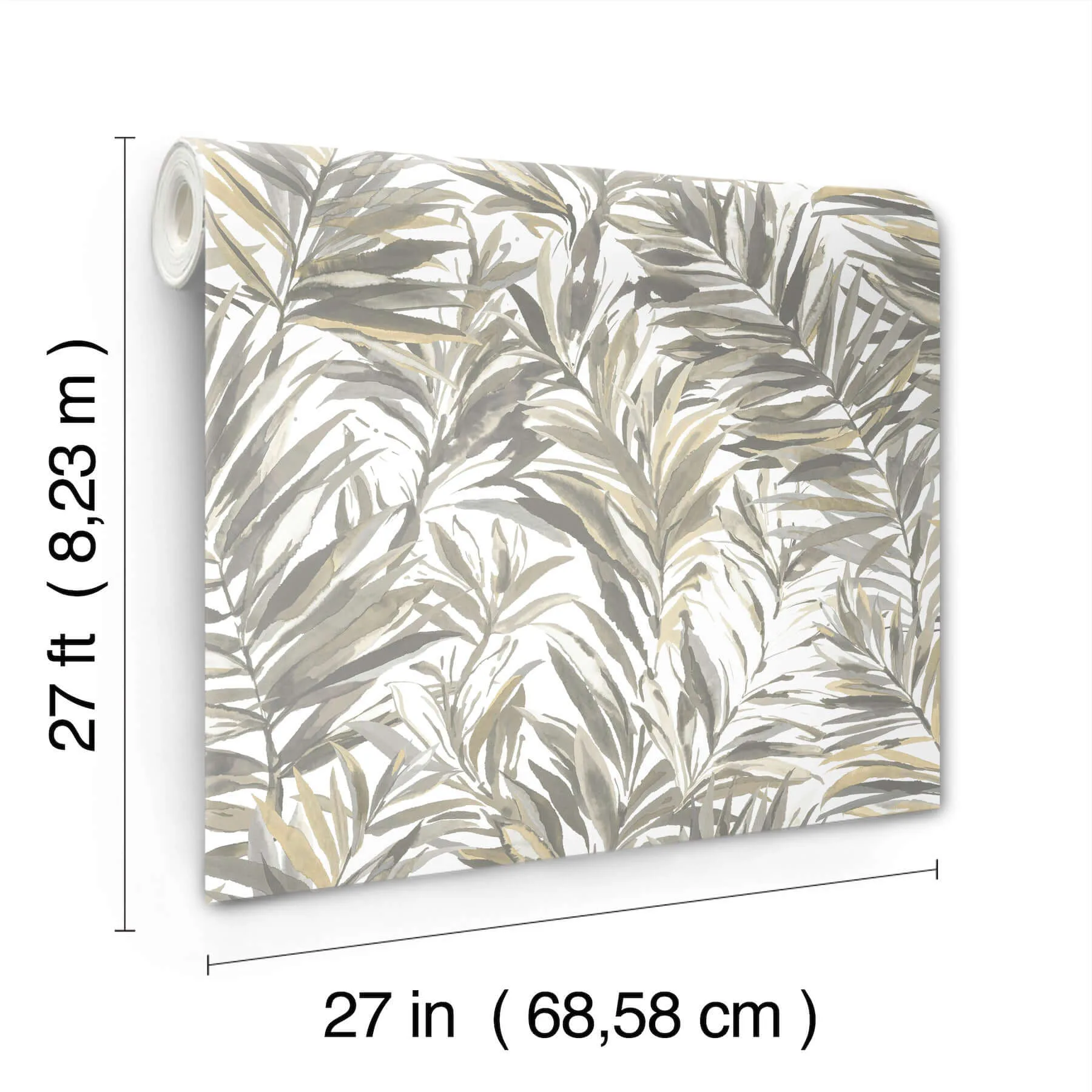 York Wallcoverings Swaying Palms - Neutral Wallpaper | Buy Online York Wallcoverings Swaying Palms wallpaper, color Neutral, SKU GN2543