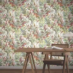 York Wallcoverings Swaying Palms - Rouge & Mink Wallpaper | Buy Online York Wallcoverings Swaying Palms wallpaper, color Rouge & Mink, SKU GN2541