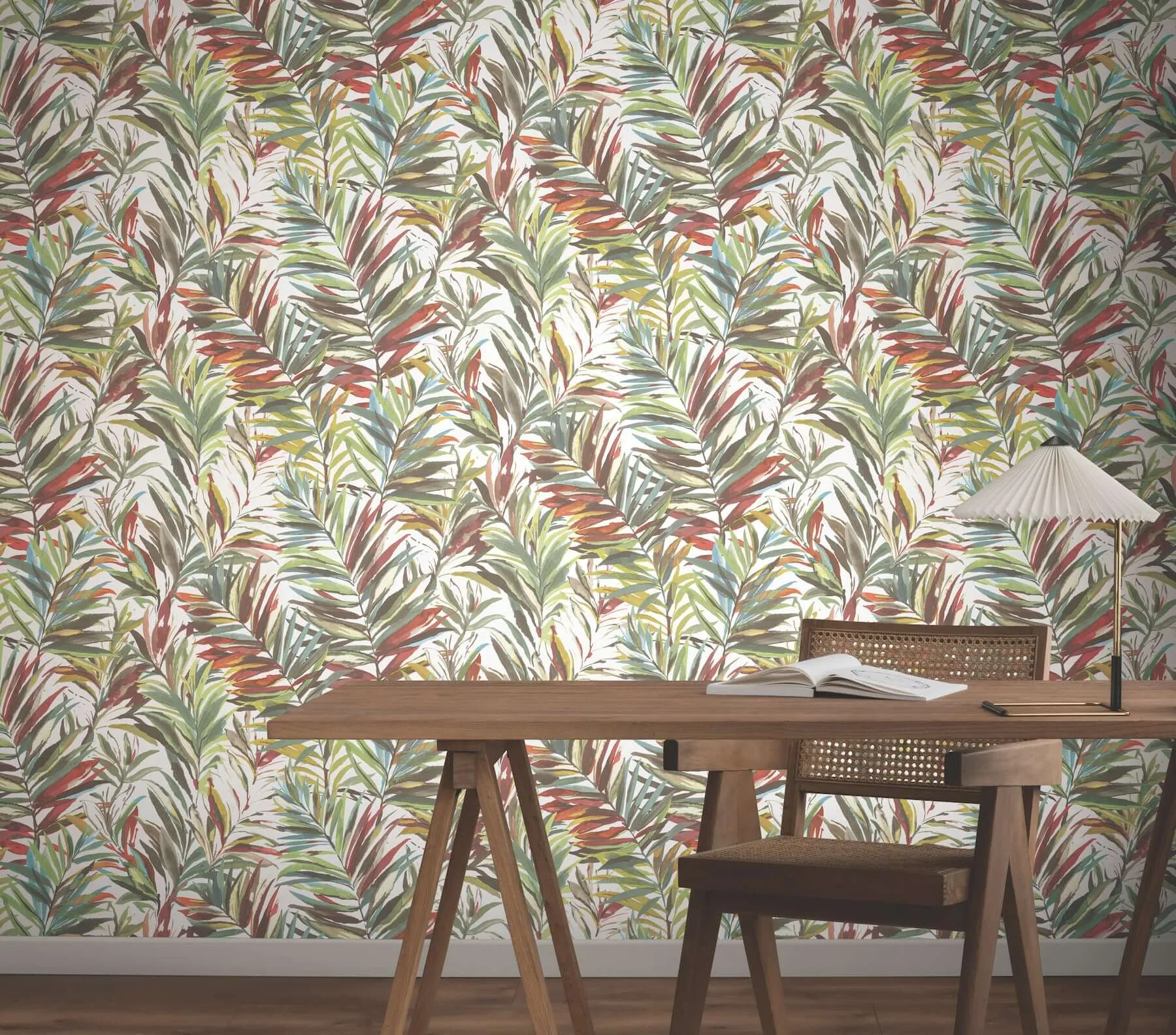 York Wallcoverings Swaying Palms - Rouge & Mink Wallpaper | Buy Online York Wallcoverings Swaying Palms wallpaper, color Rouge & Mink, SKU GN2541
