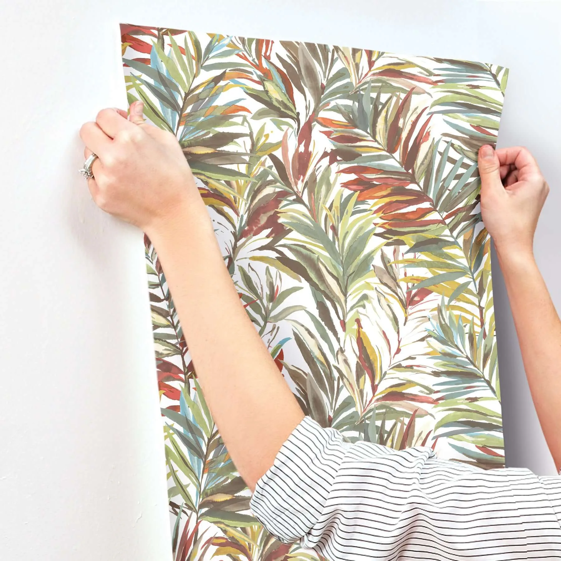 York Wallcoverings Swaying Palms - Rouge & Mink Wallpaper | Buy Online York Wallcoverings Swaying Palms wallpaper, color Rouge & Mink, SKU GN2541