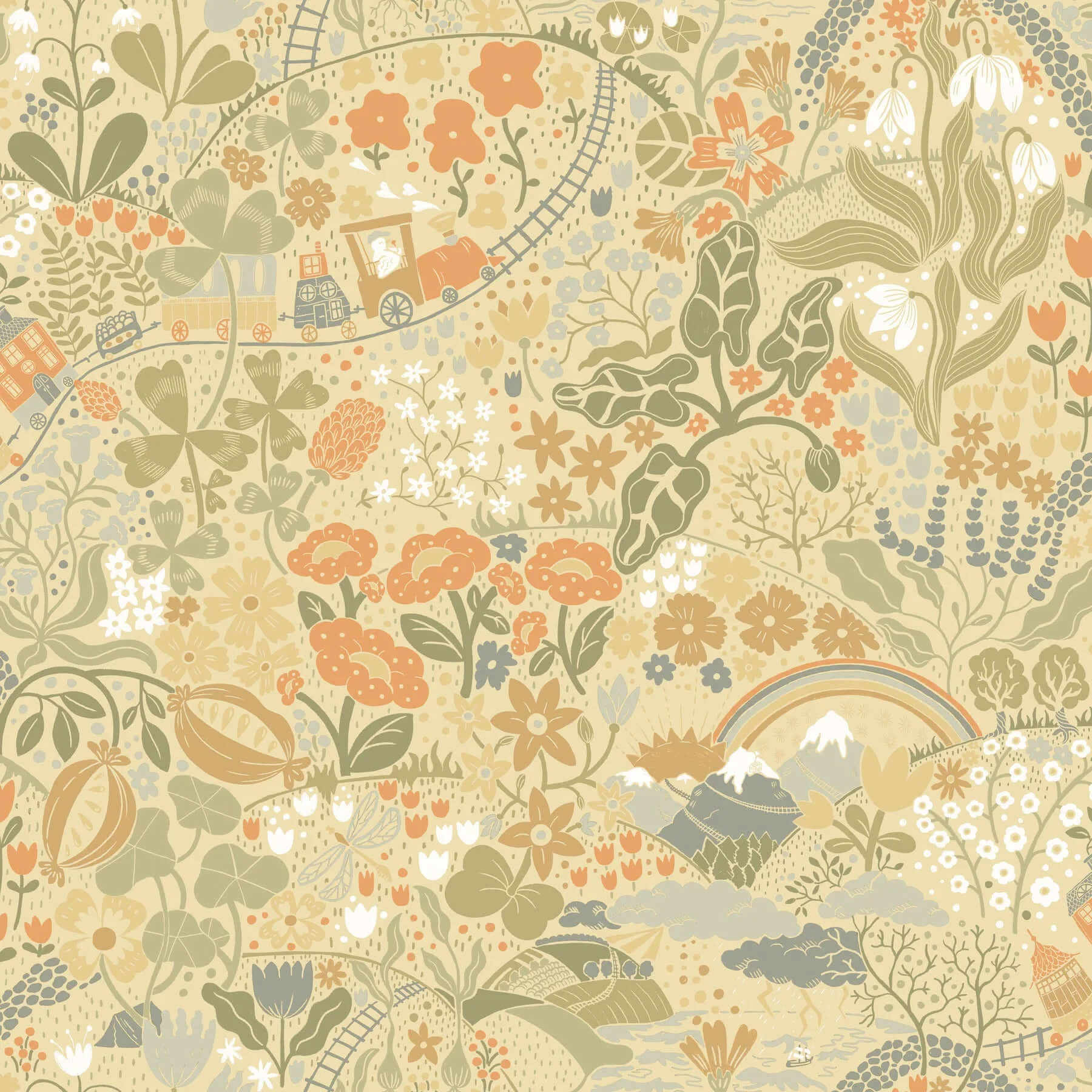 York Wallcoverings Taget wallpaper, color Yellow, SKU MB29030
