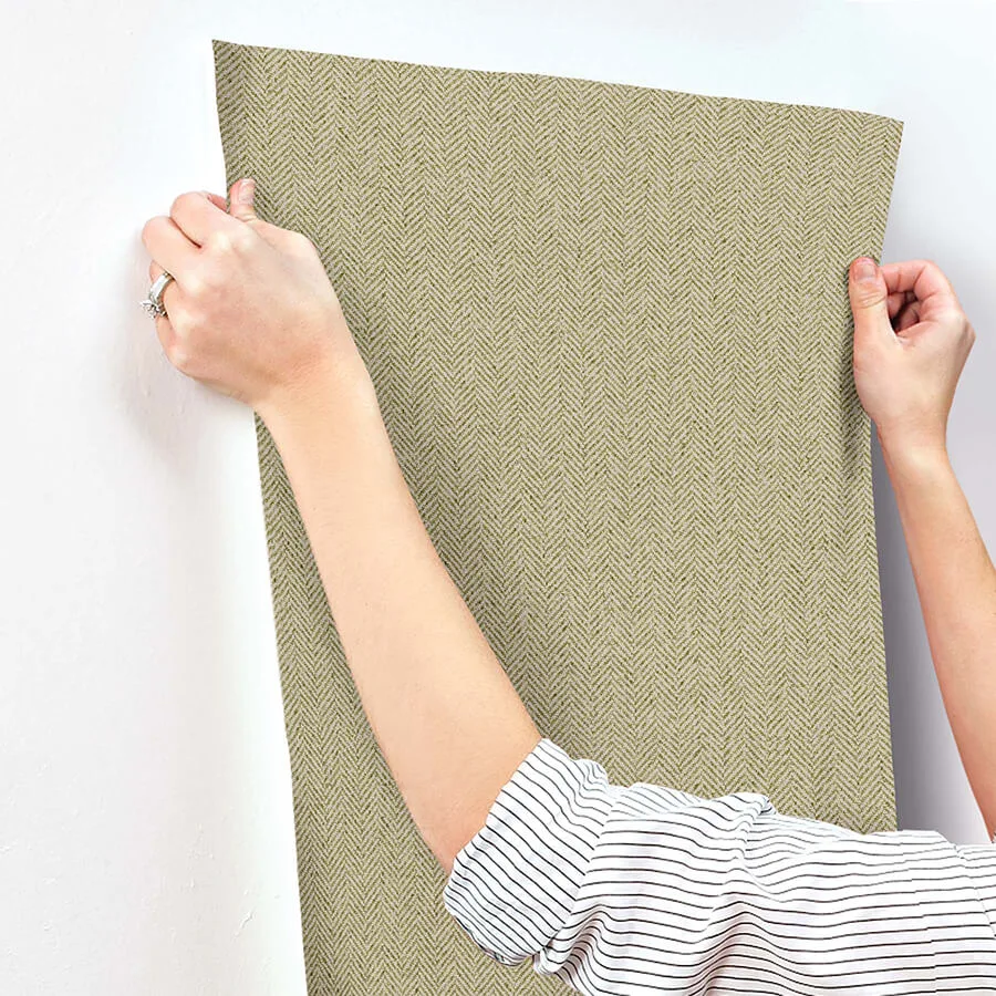 York Wallcoverings Tailored Chevron - Green Wallpaper | Buy Online York Wallcoverings Tailored Chevron wallpaper, color Green, SKU SI26136