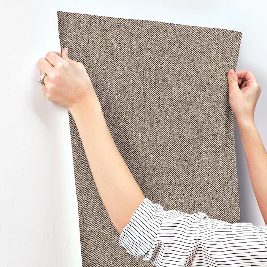 York Wallcoverings Tailored Chevron - Latte Wallpaper | Buy Online York Wallcoverings Tailored Chevron wallpaper, color Latte, SKU SI26134