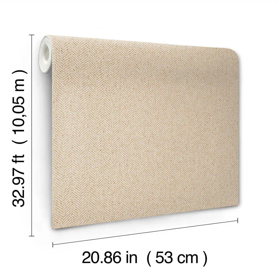York Wallcoverings Tailored Chevron - Wheat Wallpaper | Buy Online York Wallcoverings Tailored Chevron wallpaper, color Wheat, SKU SI26132
