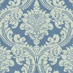 York Wallcoverings Tapestry Damask wallpaper, color Blue, SKU GR6024