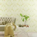 York Wallcoverings Tapestry Damask - Yellow Wallpaper | Buy Online York Wallcoverings Tapestry Damask wallpaper, color Yellow, SKU GR6027