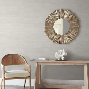 York Wallcoverings Tasar Silk wallpaper, color Grey, SKU ND3069N