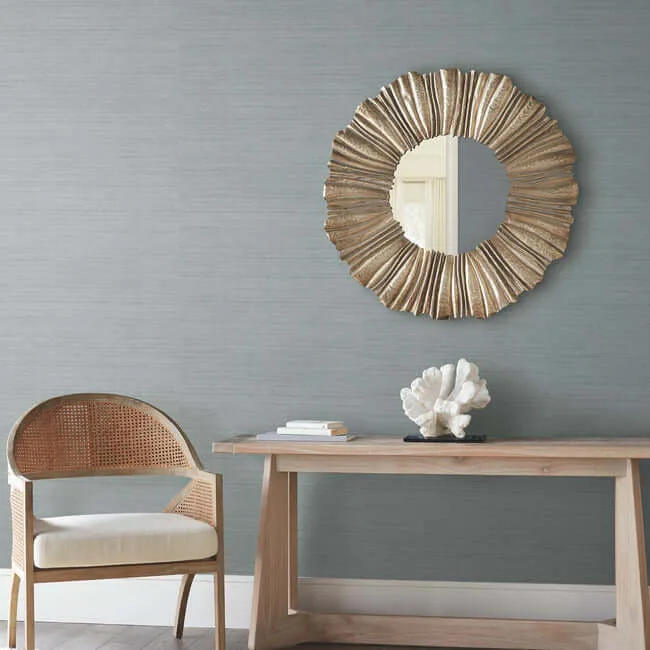York Wallcoverings Tasar Silk - Blue Wallpaper | Buy Online York Wallcoverings Tasar Silk wallpaper, color Blue, SKU ND3074N