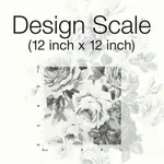 York Wallcoverings Magnolia Home Tea Rose wallpaper, color White & Black, SKU PSW1157RL
