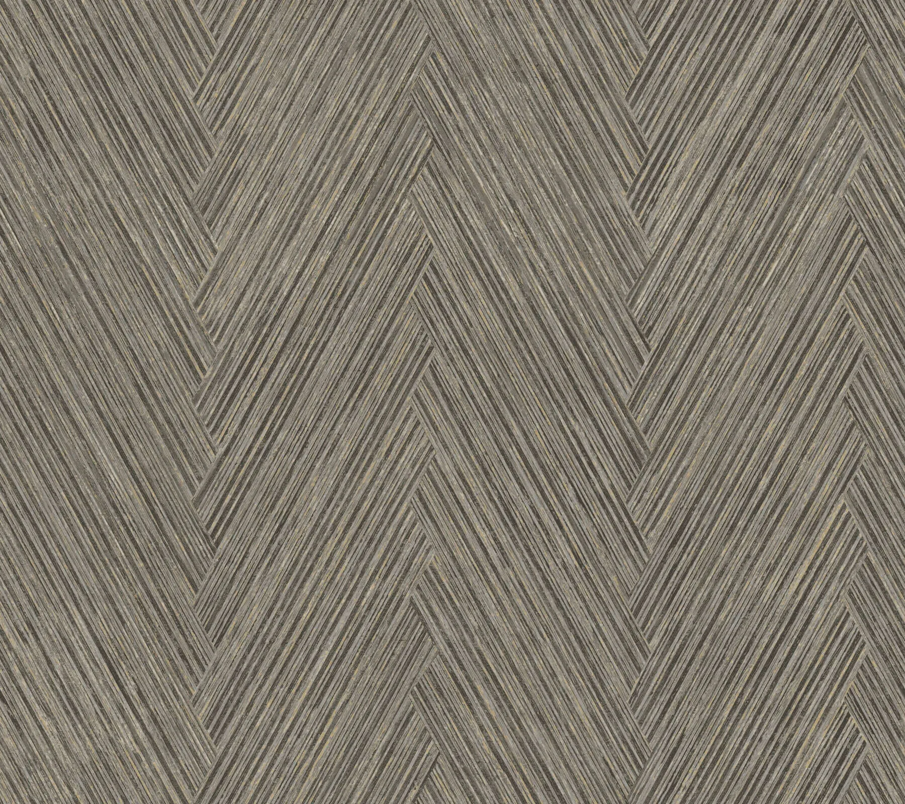 York Wallcoverings Thatched Chevron wallpaper, color Charcoal, SKU FM1051