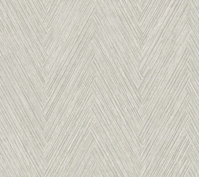 York Wallcoverings Thatched Chevron wallpaper, color Dove, SKU FM1055