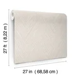 York Wallcoverings Thatched Chevron - Light Neutral Wallpaper | Buy Online York Wallcoverings Thatched Chevron wallpaper, color Light Neutral, SKU FM1052