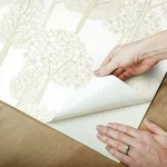 York Wallcoverings Treetops - Gold Metallic Wallpaper | Buy Online York Wallcoverings Treetops wallpaper, color Gold Metallic, SKU PSW1190RL