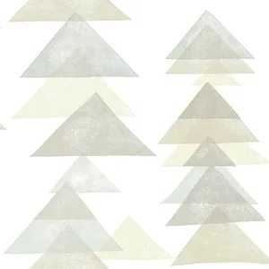 York Wallcoverings Triangles wallpaper, color Neutral, SKU PSW1191RL