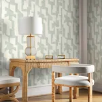 York Wallcoverings Tribe wallpaper, color Jade, SKU PSW1668RL