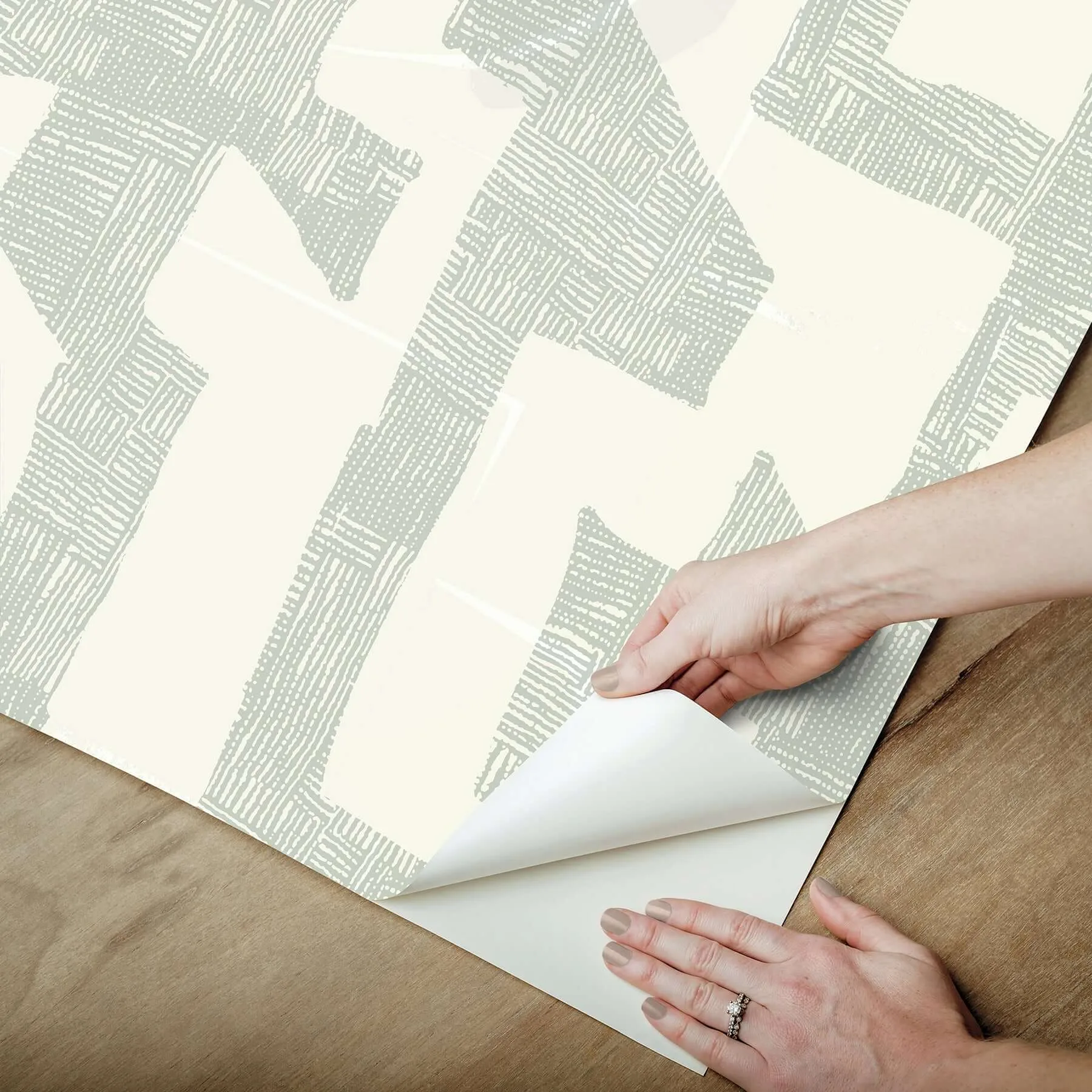 York Wallcoverings Tribe wallpaper, color Jade, SKU PSW1668RL