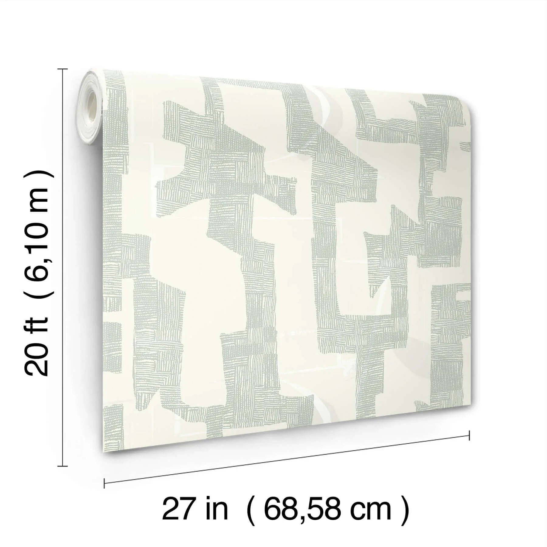 York Wallcoverings Tribe wallpaper, color Jade, SKU PSW1668RL