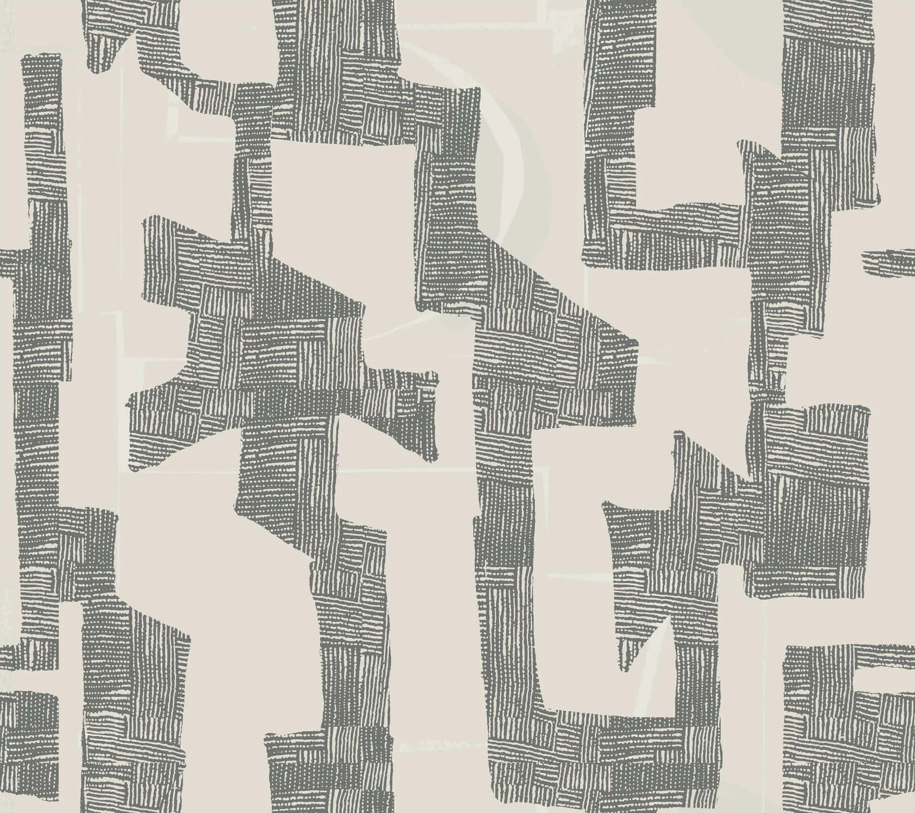 York Wallcoverings Tribe wallpaper, color Black & Taupe, SKU PSW1669RL
