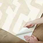York Wallcoverings Tribe - Caramel Cream Wallpaper | Buy Online York Wallcoverings Tribe wallpaper, color Caramel Cream, SKU PSW1670RL