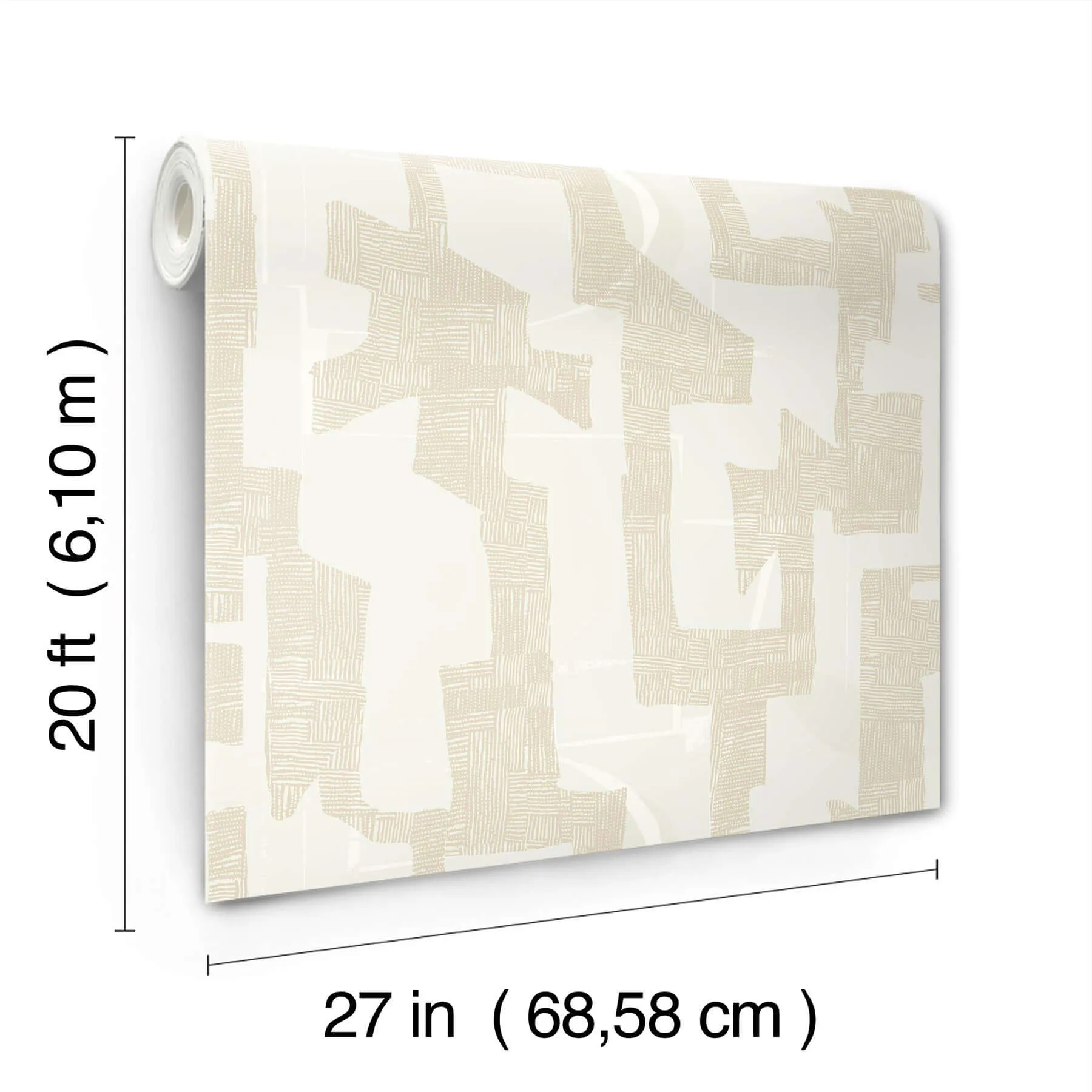 York Wallcoverings Tribe - Caramel Cream Wallpaper | Buy Online York Wallcoverings Tribe wallpaper, color Caramel Cream, SKU PSW1670RL