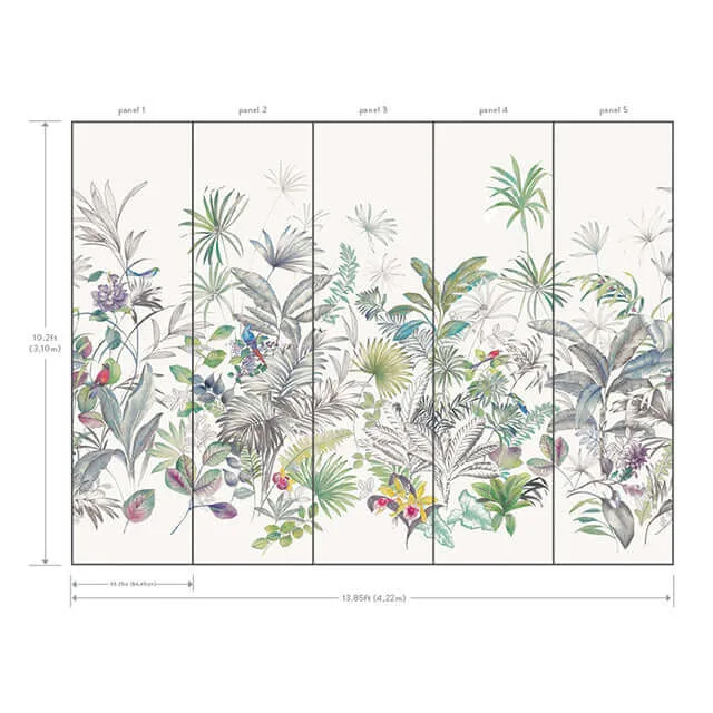 York Wallcoverings Tropical - Green Wallpaper | Buy Online York Wallcoverings Tropical wallpaper, color Green, SKU MU0278M
