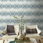 York Wallcoverings Tudor Diamond Damask - Navy Wallpaper | Buy Online York Wallcoverings Tudor Diamond Damask wallpaper, color Navy, SKU DM4932