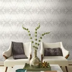 York Wallcoverings Tudor Diamond Damask - Grey Wallpaper | Buy Online York Wallcoverings Tudor Diamond Damask wallpaper, color Grey, SKU DM4934