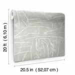 York Wallcoverings Urban Chalk wallpaper, color Grey, SKU PSW1069RL