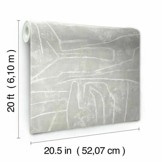 York Wallcoverings Urban Chalk wallpaper, color Grey, SKU PSW1069RL