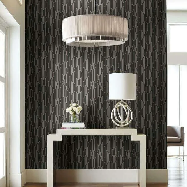 York Wallcoverings Velocity wallpaper, color Silver, SKU DE8818