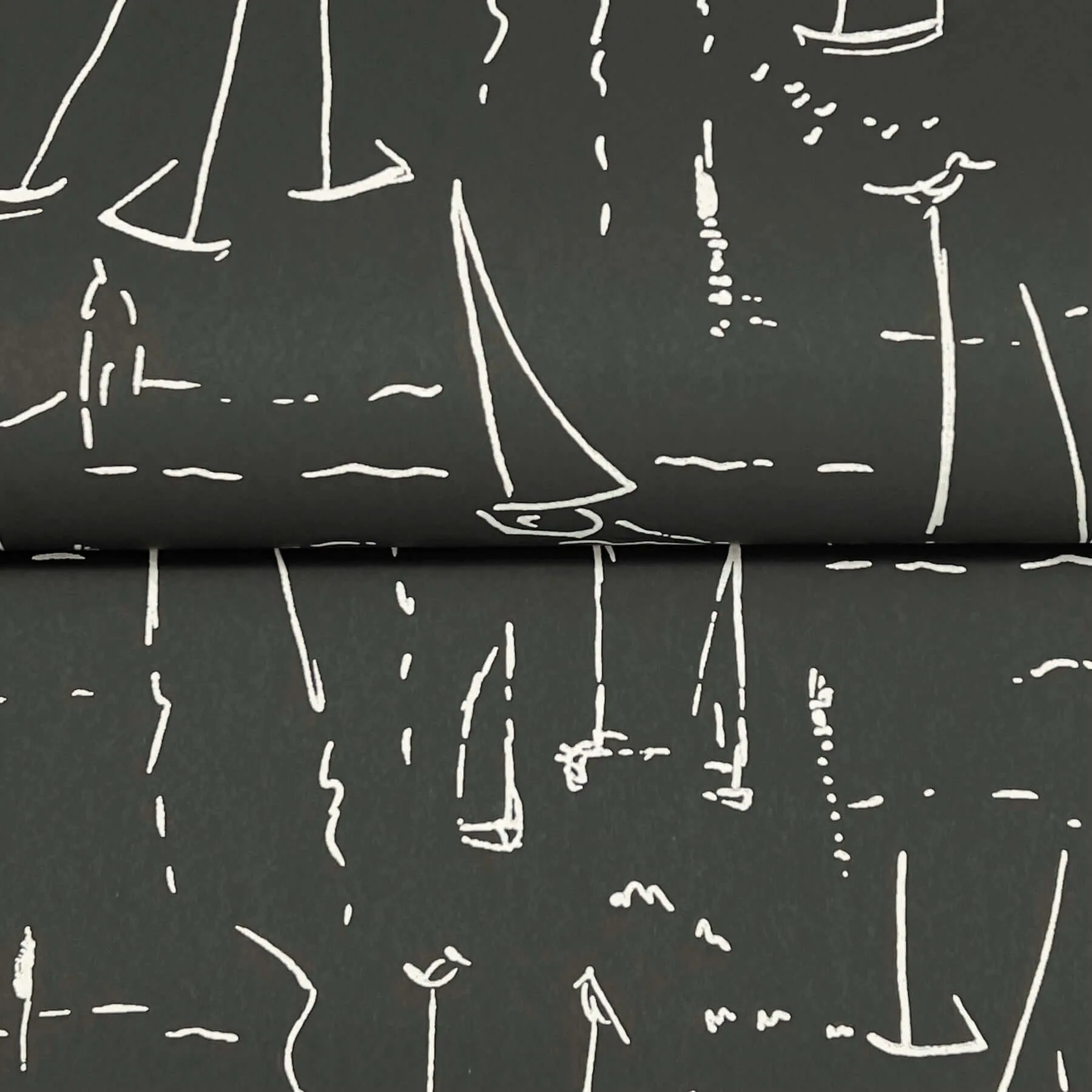 York Wallcoverings Vermillion Coast - Carbon Black Wallpaper | Buy Online York Wallcoverings Vermillion Coast wallpaper, color Carbon Black, SKU ZM2842