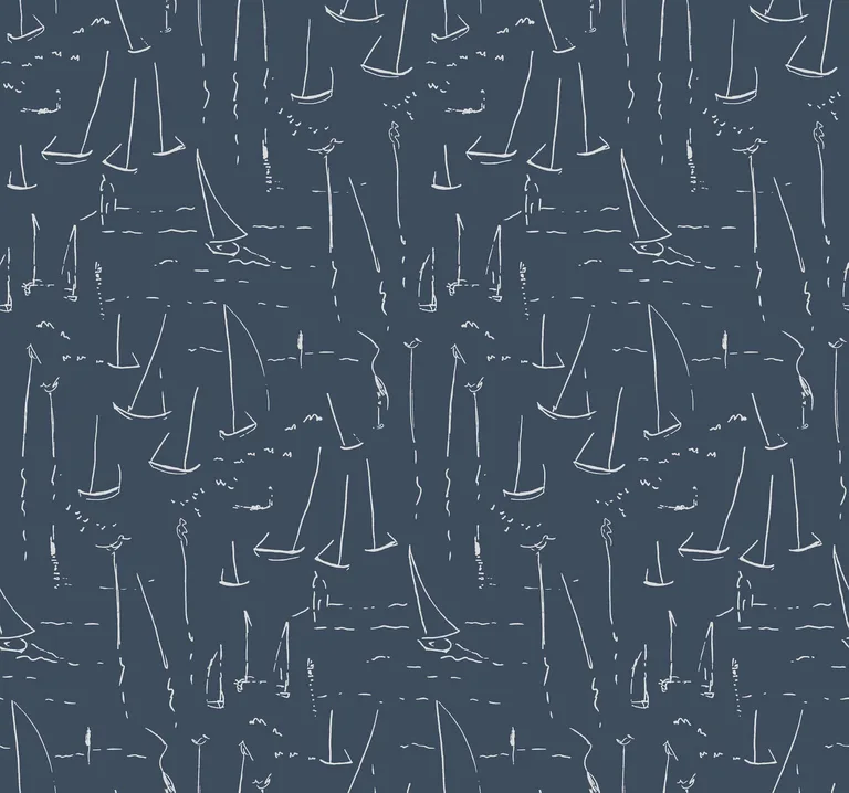 York Wallcoverings Vermillion Coast wallpaper, color Ultramarine, SKU ZM2841