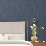 York Wallcoverings Vermillion Coast wallpaper, color Ultramarine, SKU ZM2841