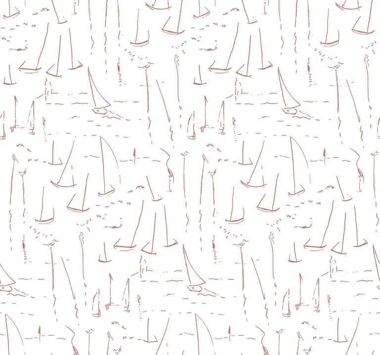 York Wallcoverings Vermillion Coast wallpaper, color Vermillion, SKU ZM2843