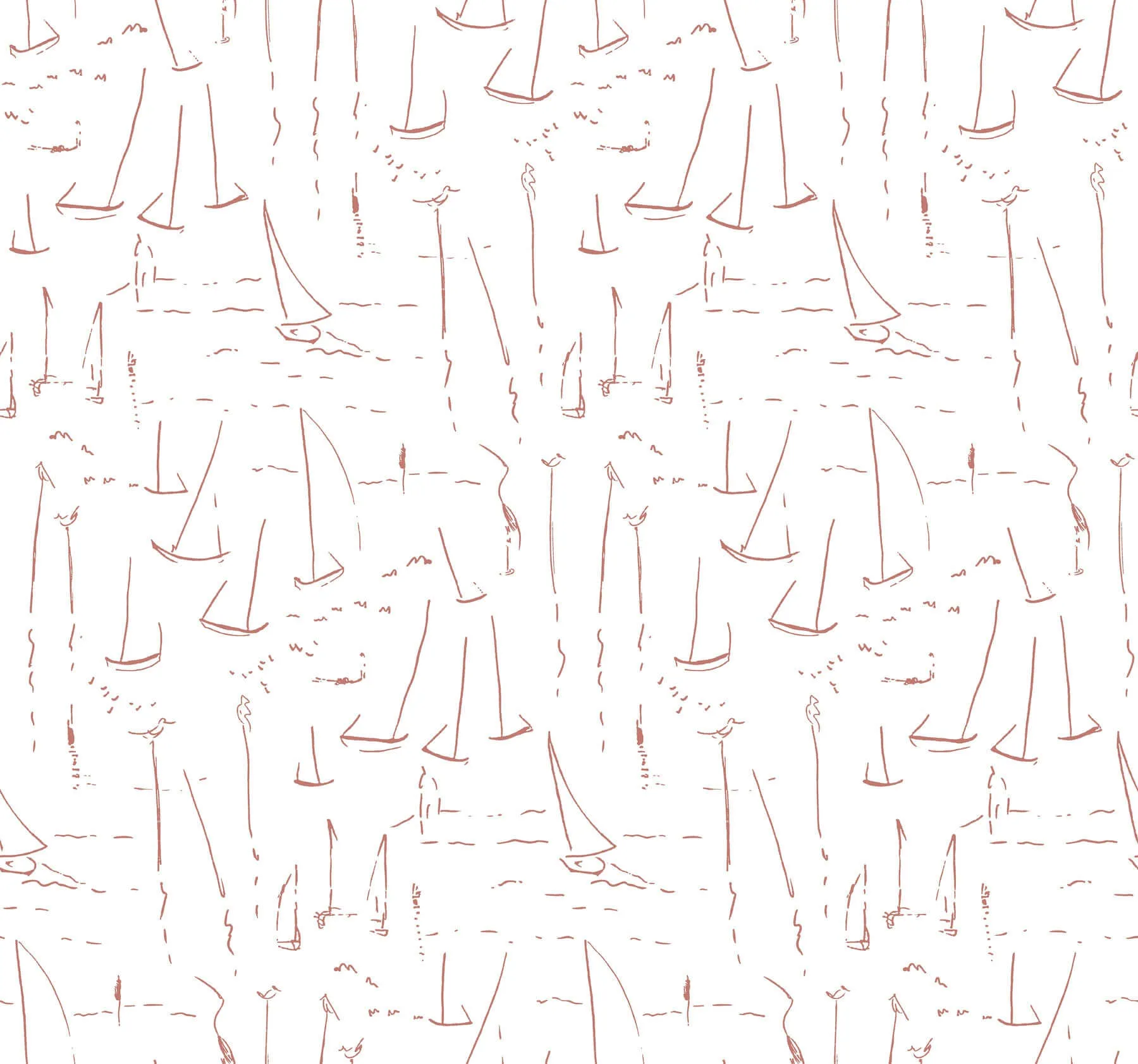 York Wallcoverings Vermillion Coast wallpaper, color Vermillion, SKU ZM2843