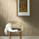 York Wallcoverings Vertical Plumb wallpaper, color Soft Gold Metallic, SKU NV5504