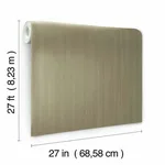 York Wallcoverings Vertical Plumb wallpaper, color Soft Gold Metallic, SKU NV5504