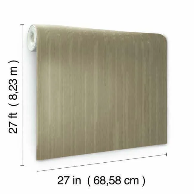 York Wallcoverings Vertical Plumb wallpaper, color Soft Gold Metallic, SKU NV5504