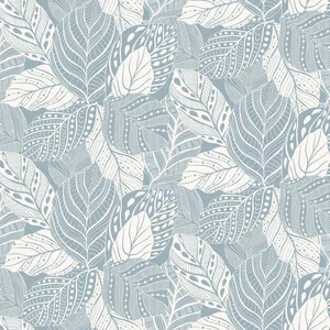 York Wallcoverings Vinca wallpaper, color Blue, SKU GO8225